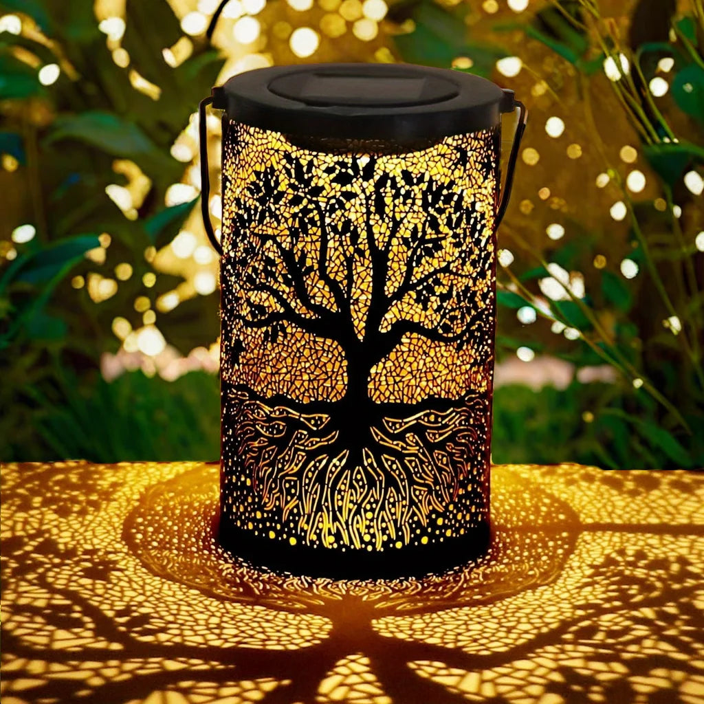 Colorful Sunflower Glow Solar Garden Lantern
